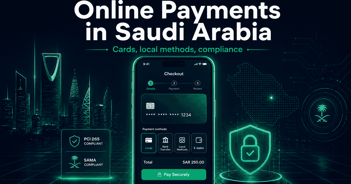 How to Accept Online Payments in Saudi Arabia