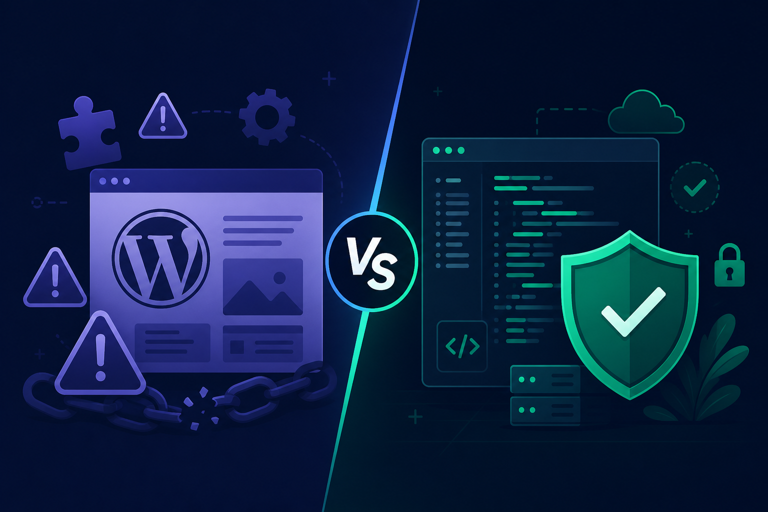 Custom Development vs WordPress: Why Security Should Change Your Decision